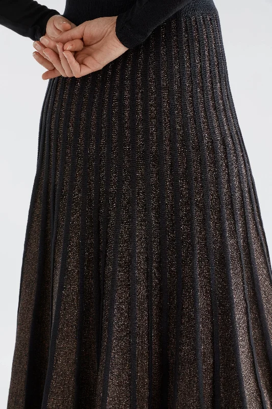 ELK Glittra Metallic Skirt - Golden