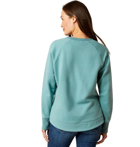 10046159 Ariat Women's Benicia Sweatshirt Arctic