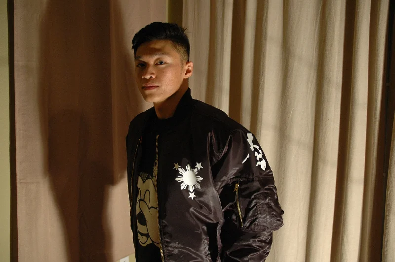 Philippines 3 Stars and Sun Bomber Mens Jacket