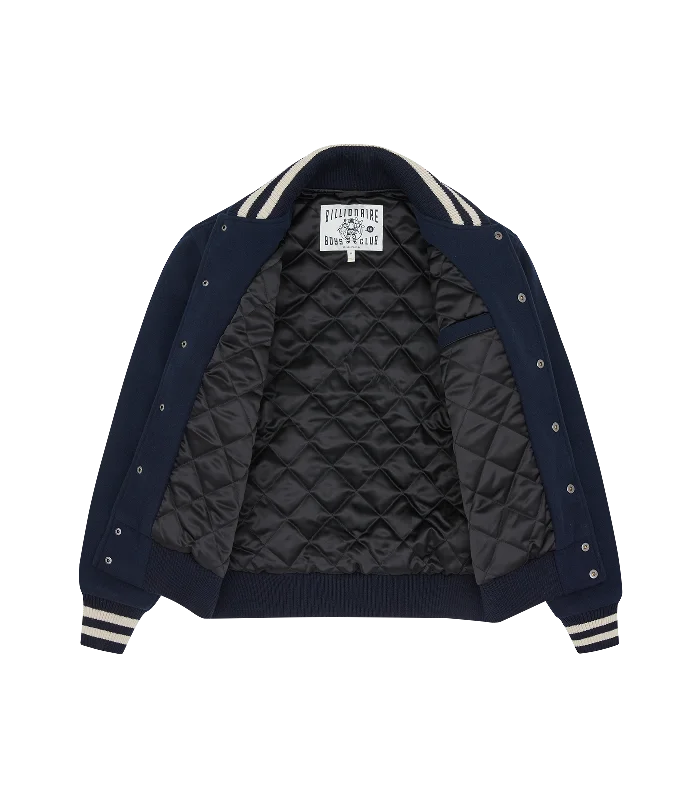 ASTRO VARSITY JACKET - NAVY