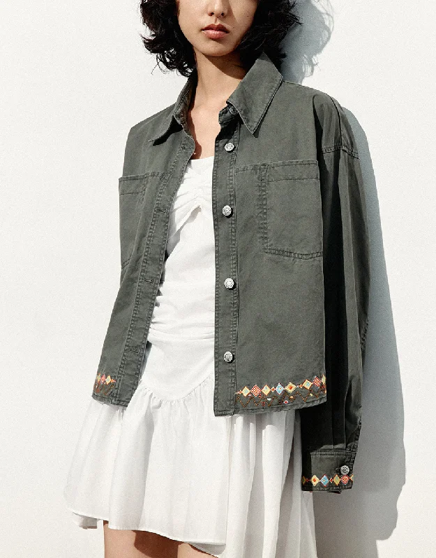 Button Up Loose Jacket