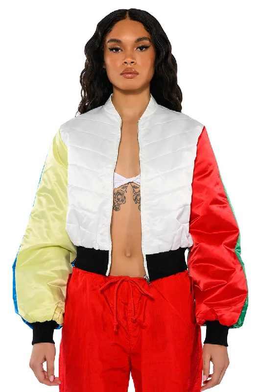 DECKER COLOR BLOCK BOMBER