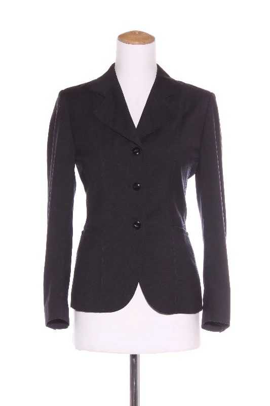 ELIZABETH SCOTT (ITA) Black wool jacket! 6-8