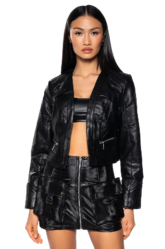 HARD ROCK PU MOTO JACKET