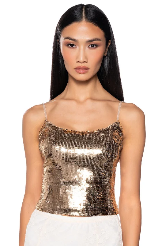 IRRESISTABLE GIRL SEQUIN TANK TOP