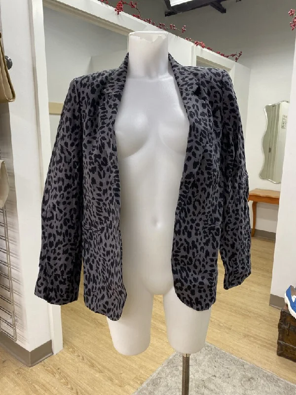 Joie leopard print blazer 12