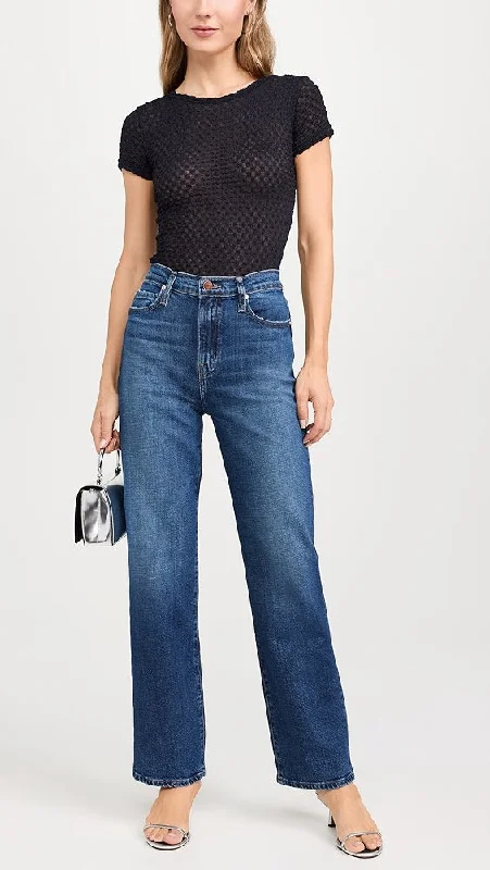 Le Jane Ankle Straight Jean in Othello