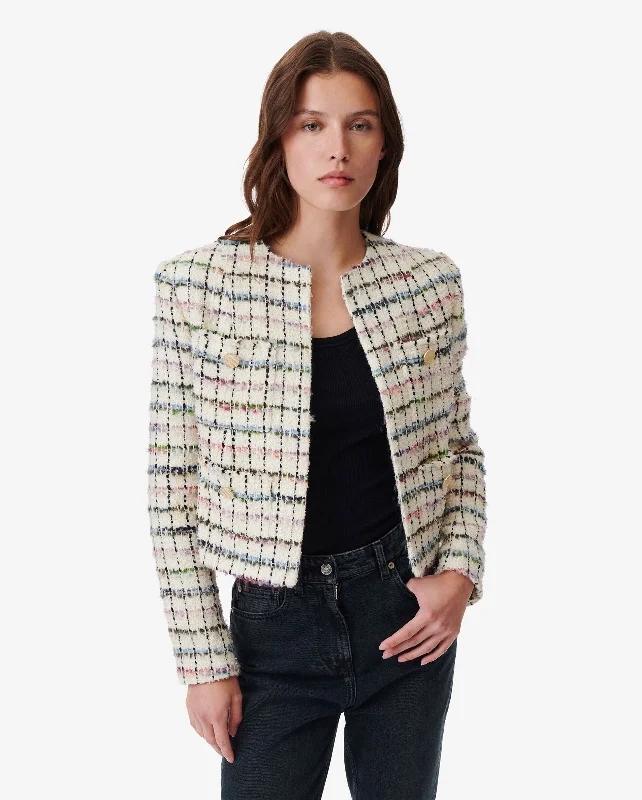 MIORA MULTICOLORED TWEED JACKET / MULTI