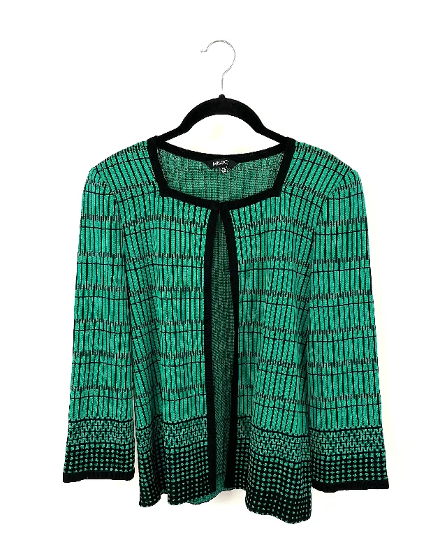 Dark Mint Green Jacket - Size 2-4