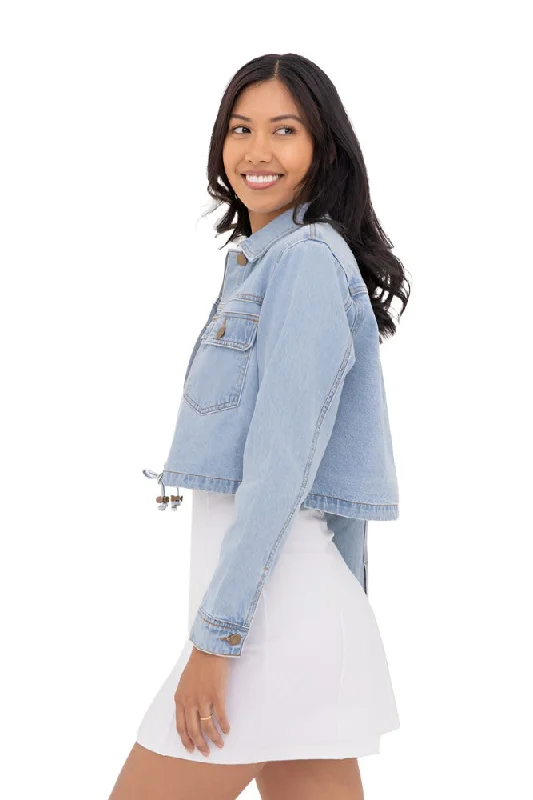 Mono B Crop Denim Jacket KJ11340