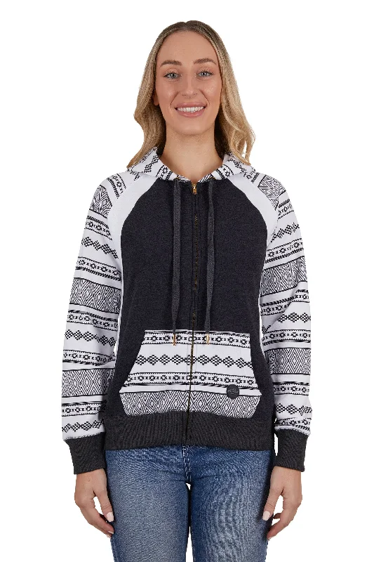 P4W2501921 Pure Western Women's Norah Zip Through Hoodie