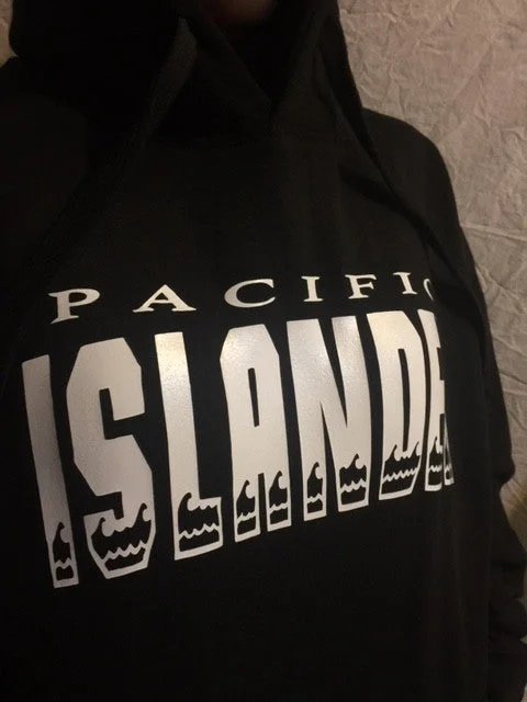 Pacific Islander Wavy Hoodies