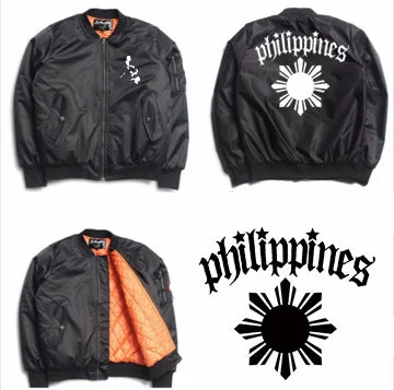 Philippines 7107  Island Bomber Mens Jacket