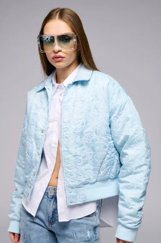 ROSALIA EMBROIDERED BOMBER