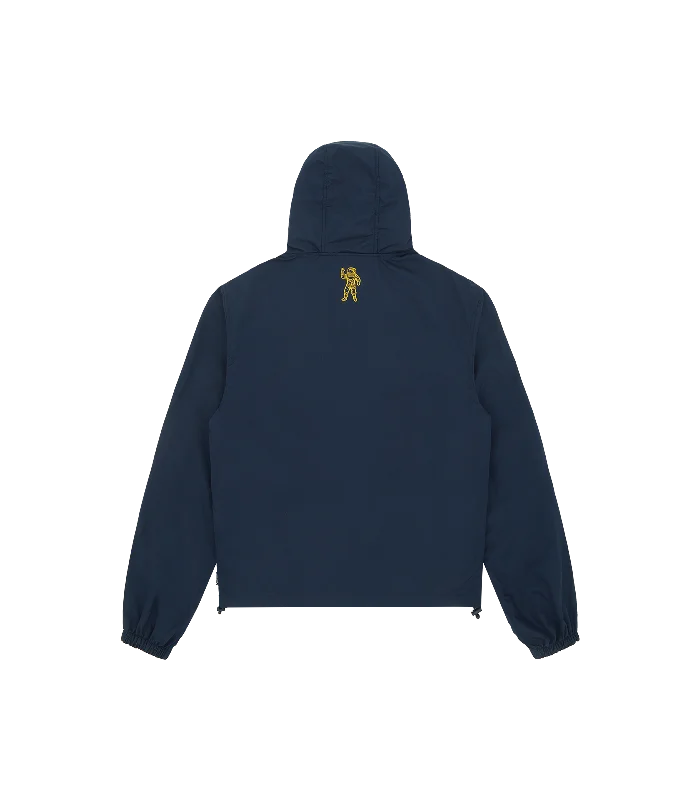 SMALL ARCH LOGO WINDBREAKER - NAVY