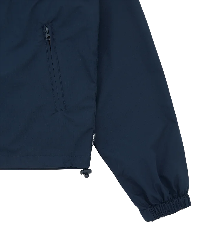 SMALL ARCH LOGO WINDBREAKER - NAVY