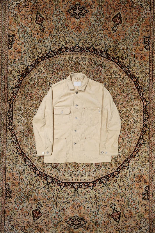 CORDUROY COVERALL (IVORY WHITE)