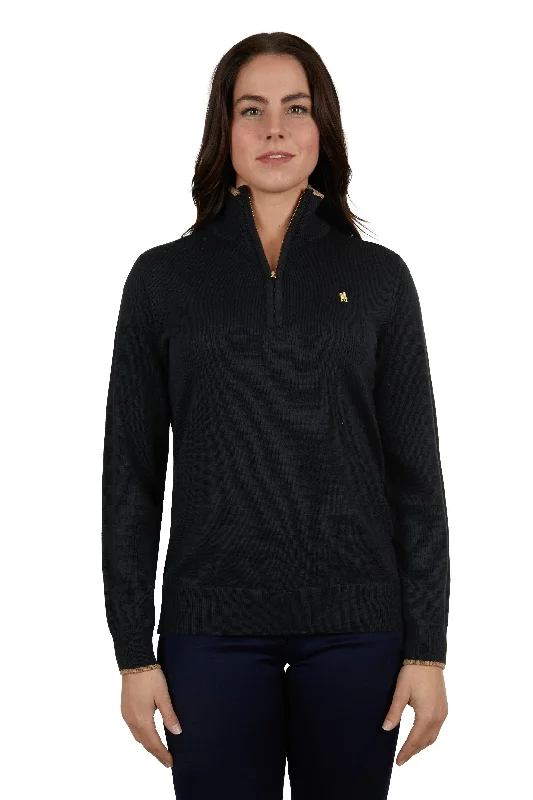 T4W2505072 Thomas Cook Women's Lara 1/4 Zip Rugby