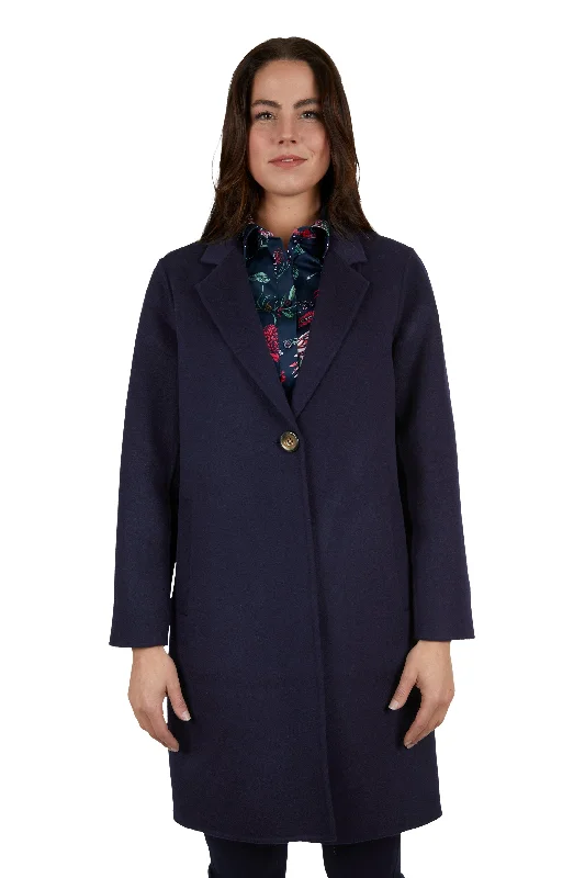 T4W2727108 Thomas Cook Women's Leicester Navy Coat