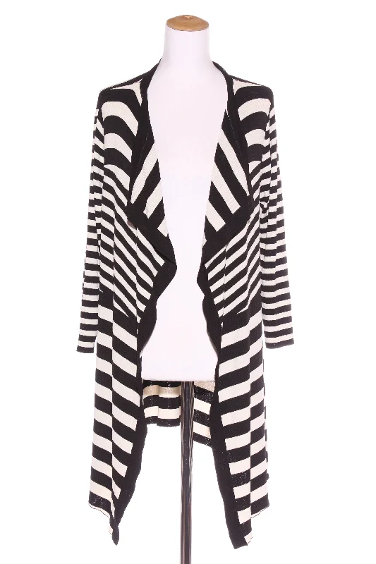 TS - Stripe knit open front cardi! 12-14