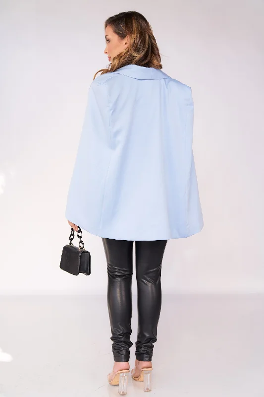 Classic Woman Tuxedo Cape Blazer