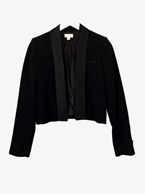 Witchery Posh Tux-look Cropped Blazer Size 8